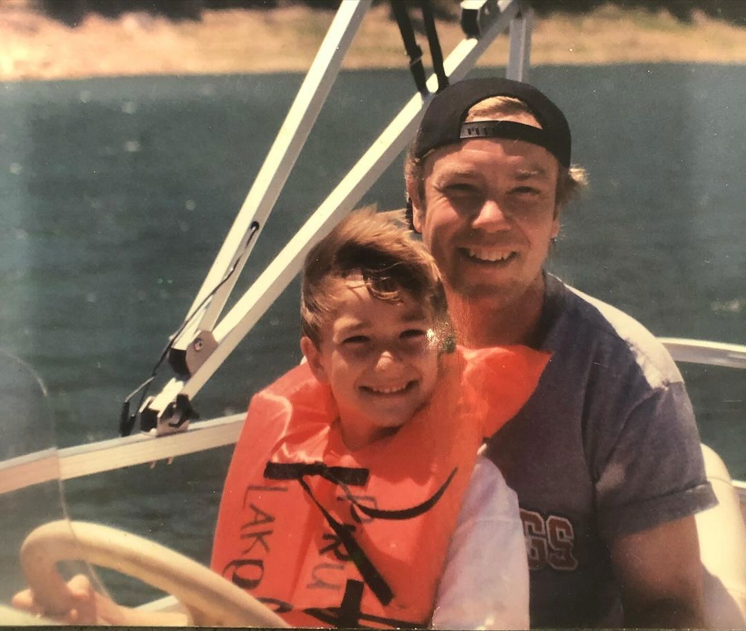 The late Jack White and his son Jackson White
