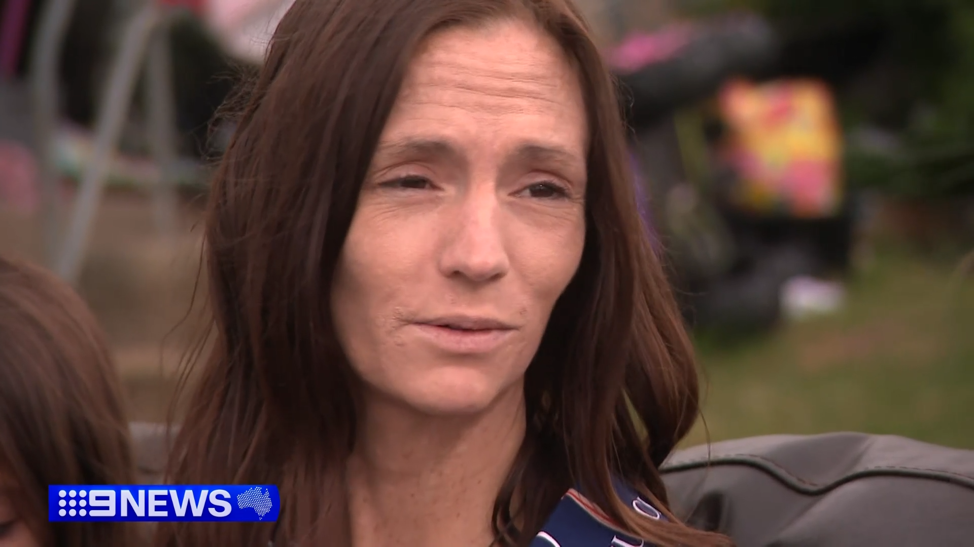 Holli Bowmer was visiting her neighbour Veronica Carmady Tuesday night, with her partner and two kids.