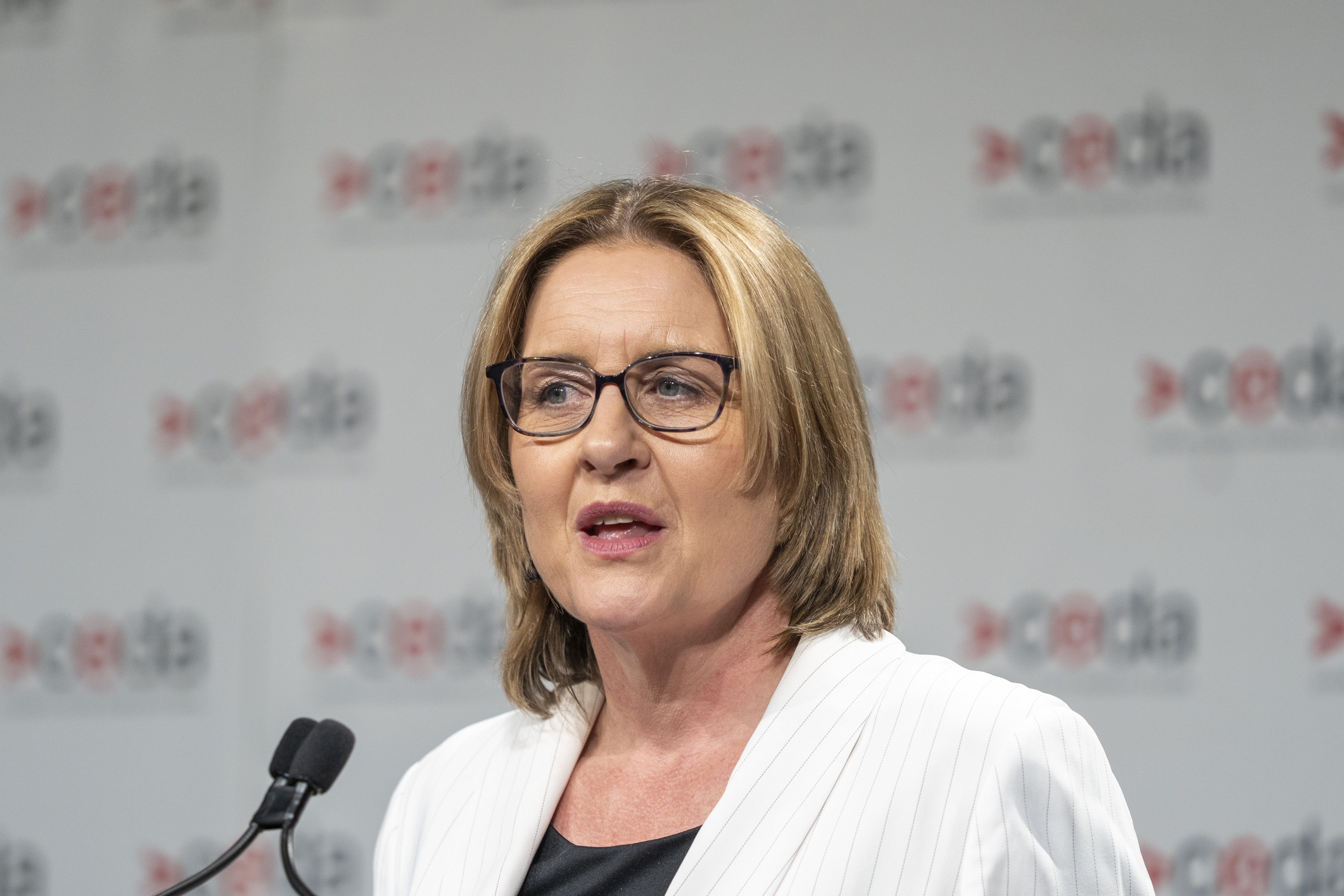 AFR Victorian Premier Jacinta Allan address to CEDA thursday 27th November 2025 Melbourne Photo by Eamon Gallagher