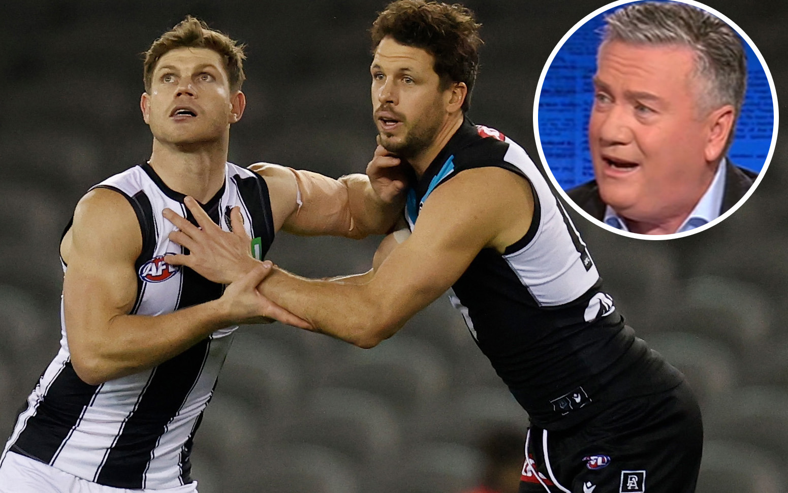AFL news 2023, Eddie McGuire on decision in Collingwood feud with Port Adelaide prison