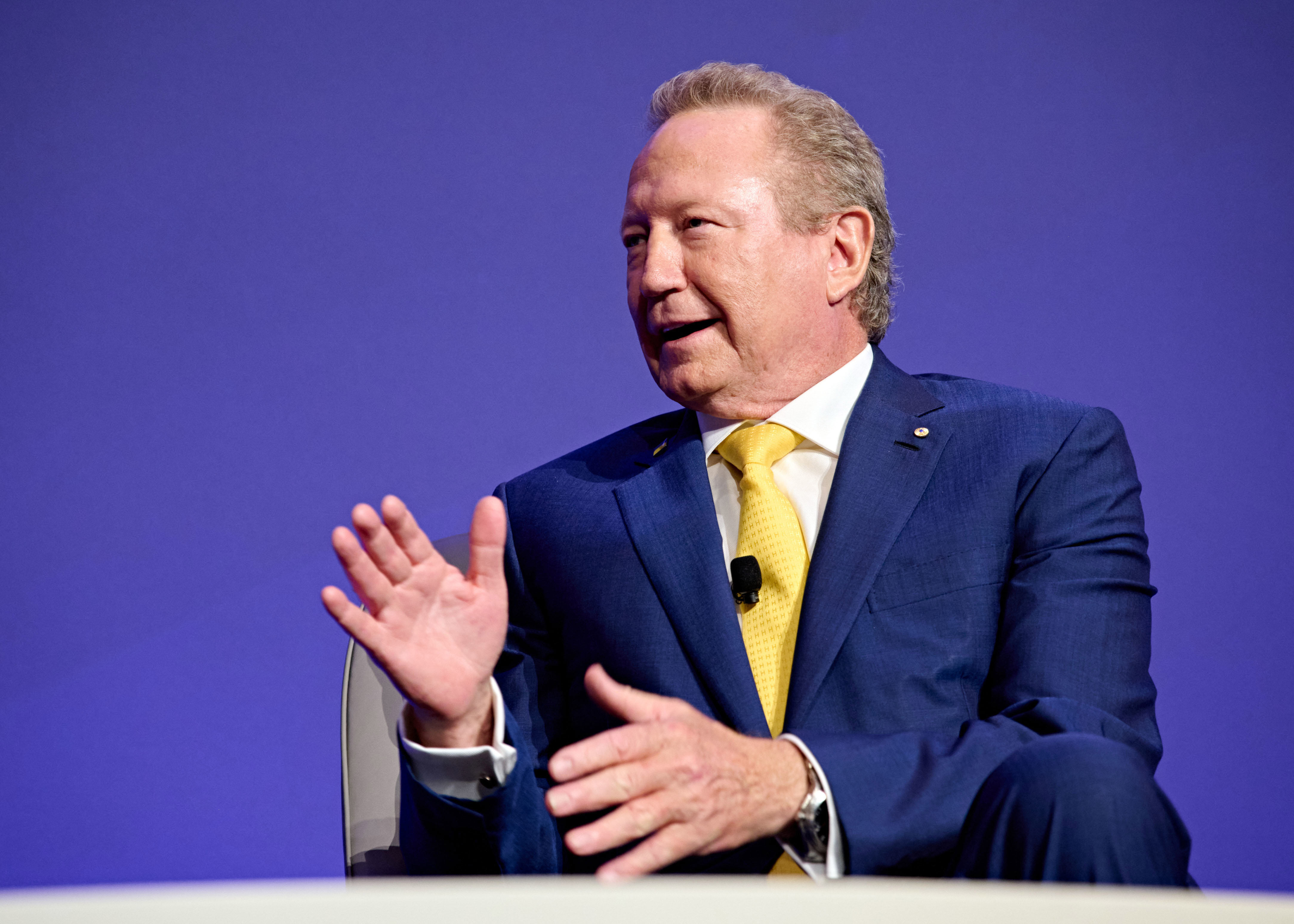 Andrew Forrest at the AFR Business Summit 2023.