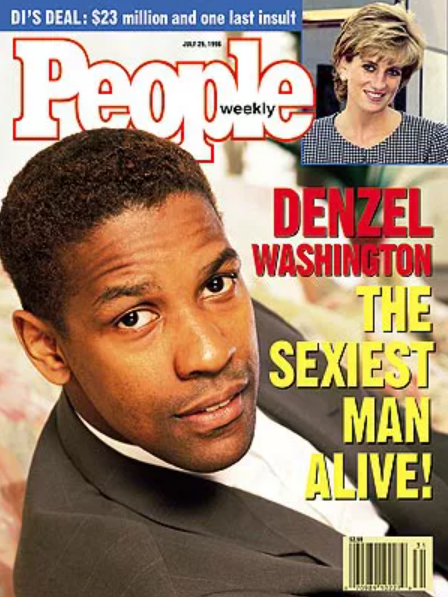 People's Sexiest Man Alive 1996 Denzel Washington