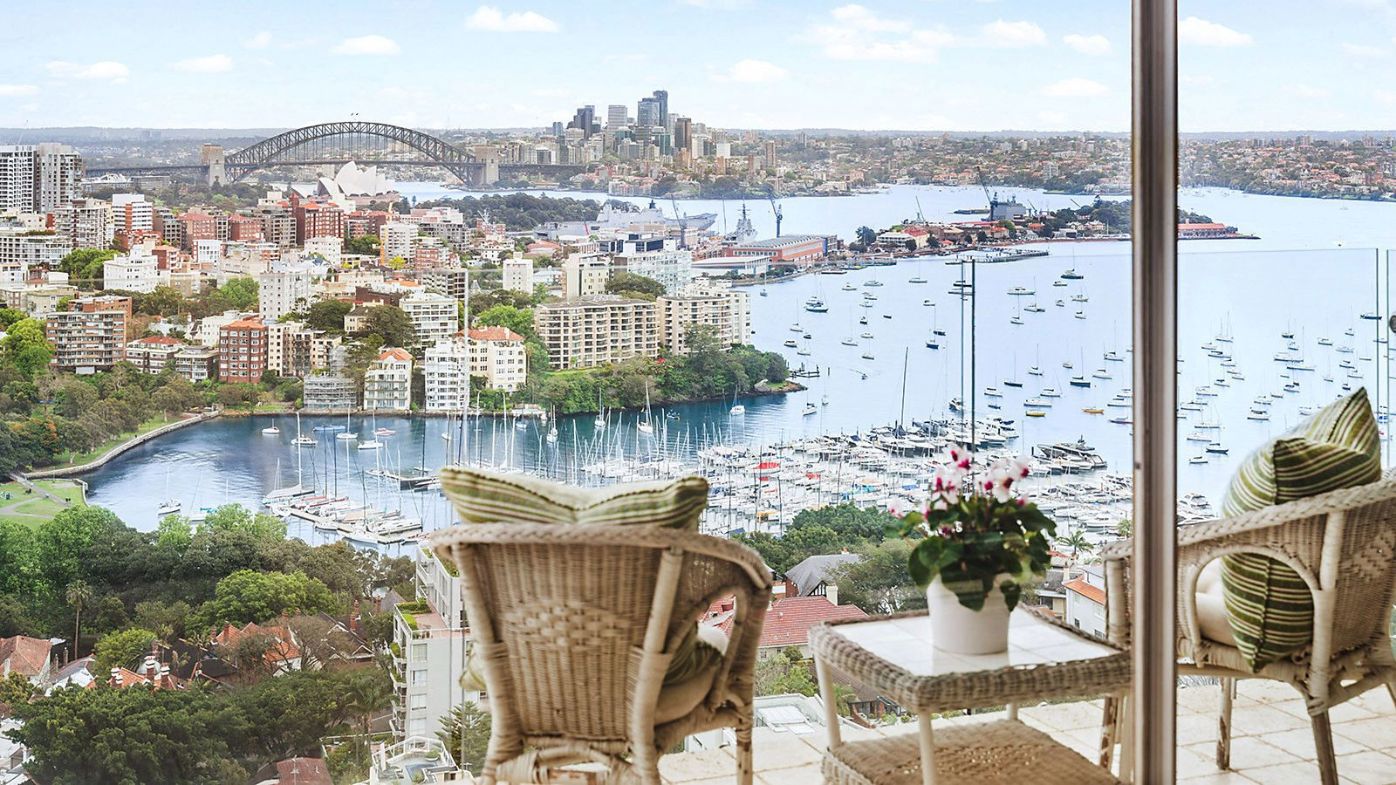 Domain Sydney apartment luxury water view