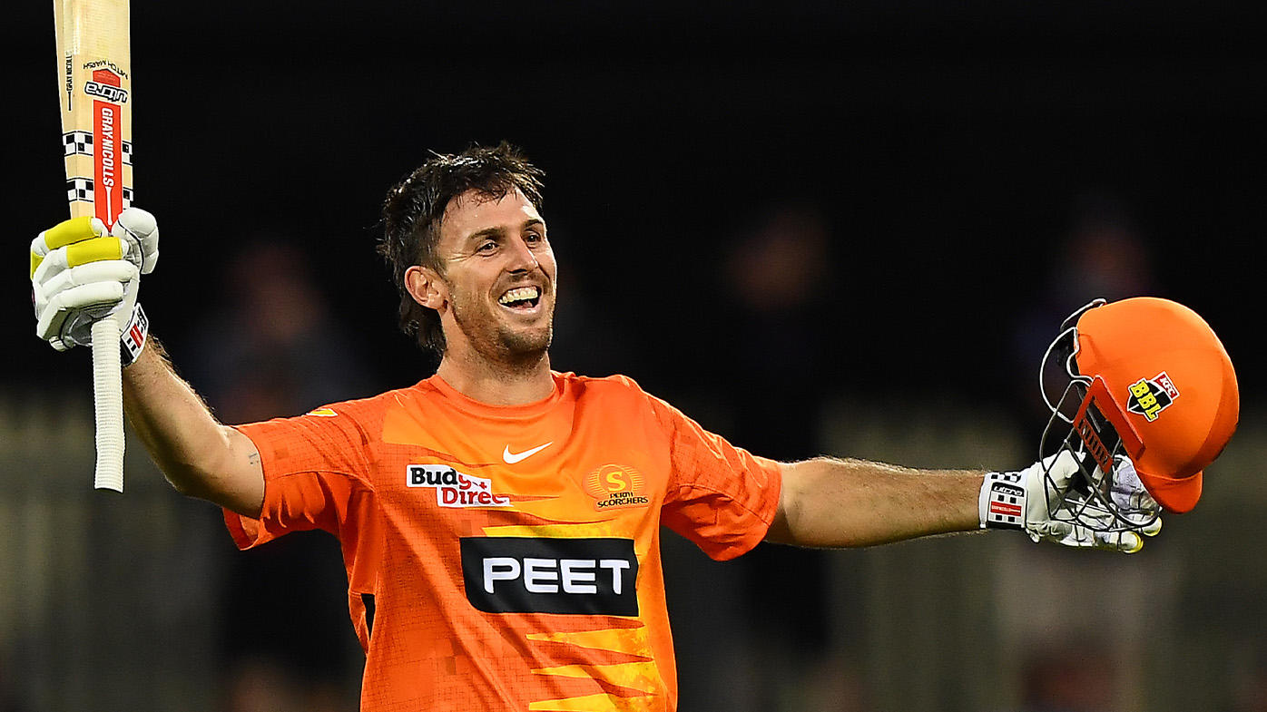 BBL 2021 Mitch Marsh century, video, Perth Scorchers v Hobart Hurricanes