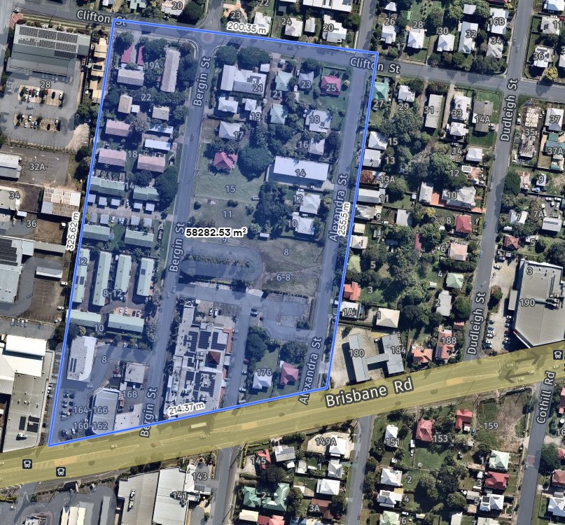 Police have made an emergency declaration in suburb of Booval in Queensland's Ipswich region.