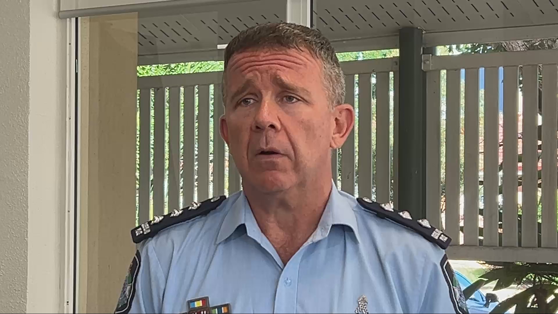 Wide Bay District Inspector Paul Algie