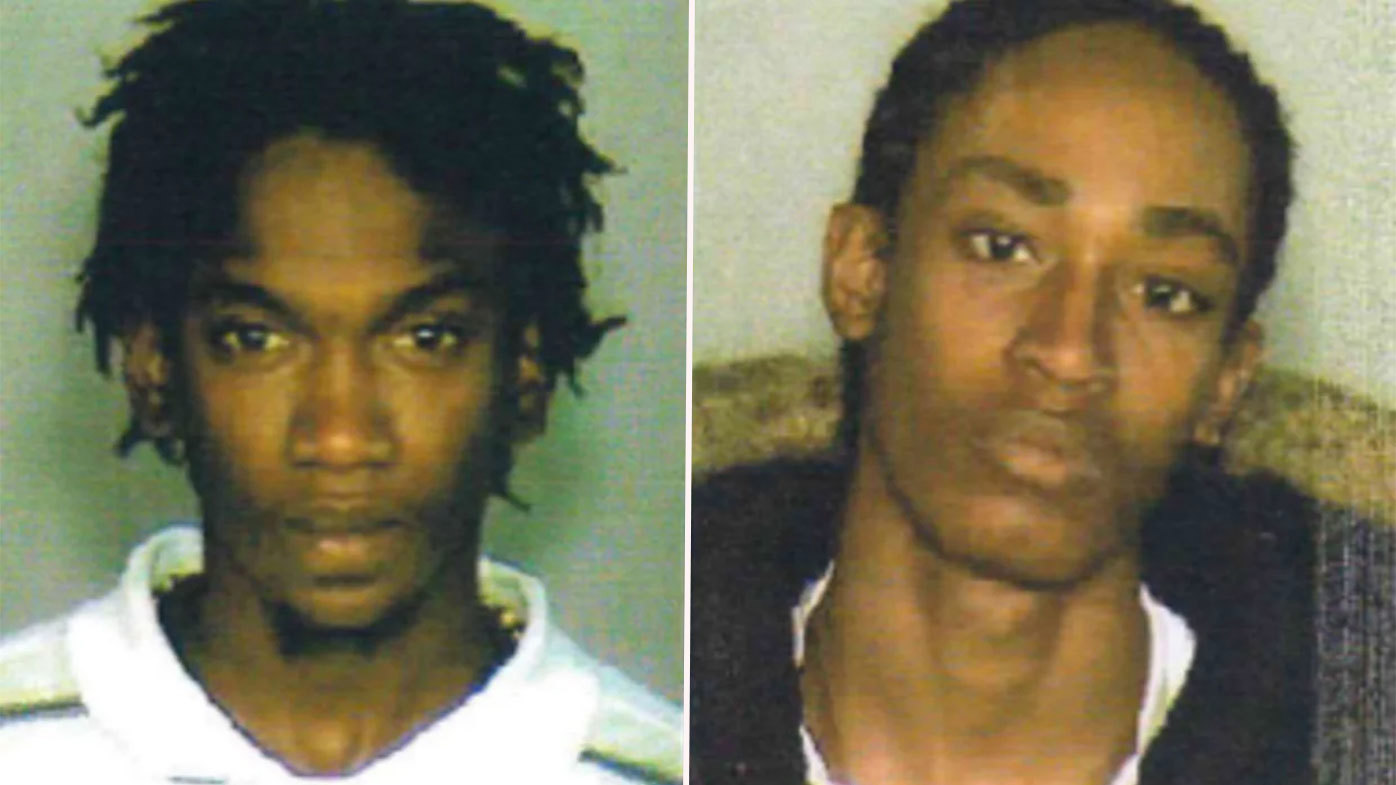 Ambos hombres se llaman Sheldon Thomas.  El hombre de la derecha pasó 18 años en la cárcel después de que un testigo identificara al hombre de la izquierda como sospechoso de asesinato.