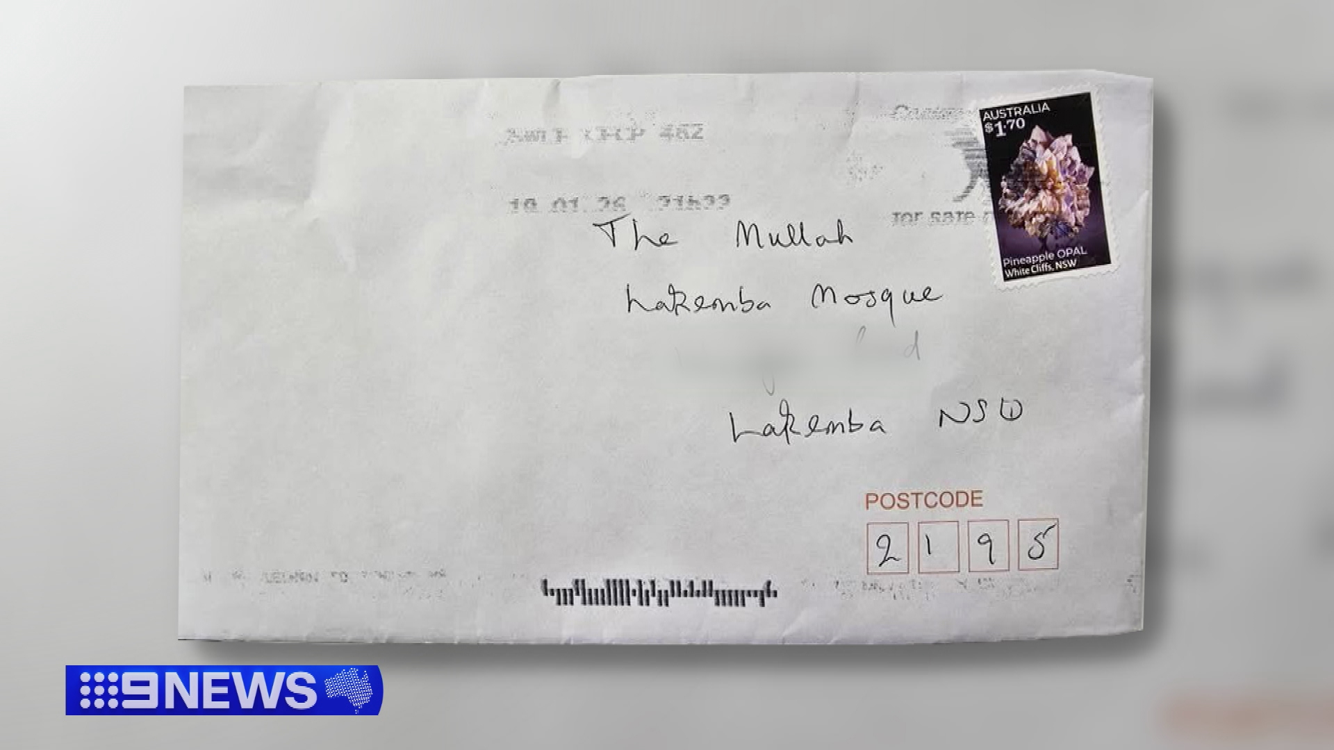 A carta está agora nas mãos da perícia