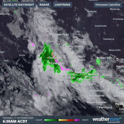 A low pressure system is expected to batter southern states with storms and strong winds.