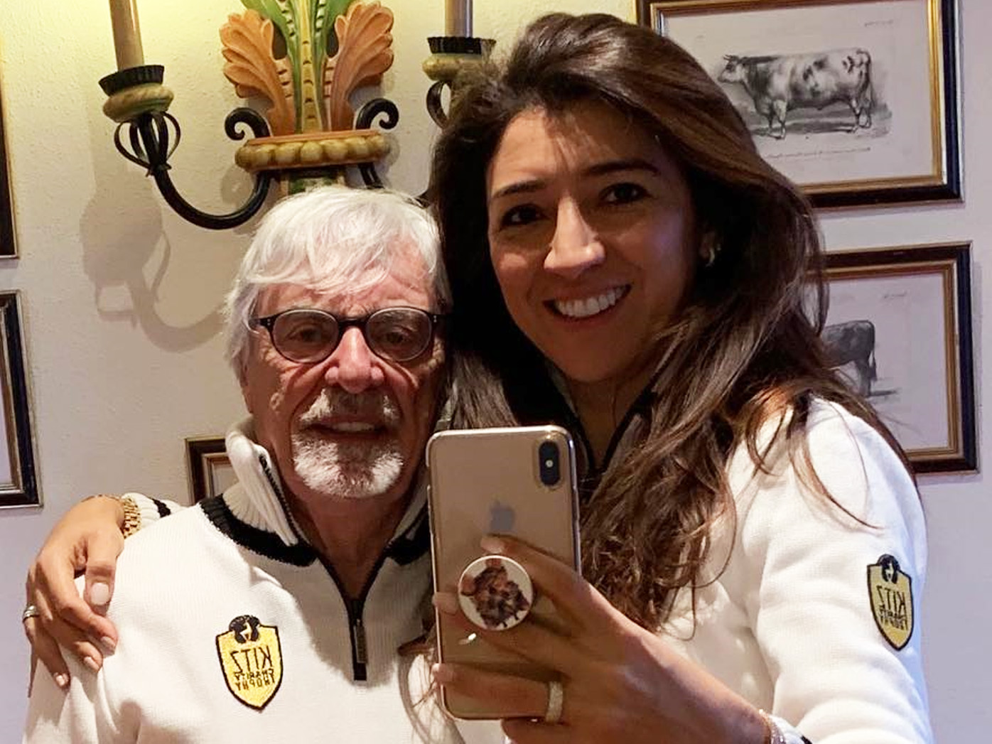 Bernie Ecclestone, Fabiana Flosi, selfie