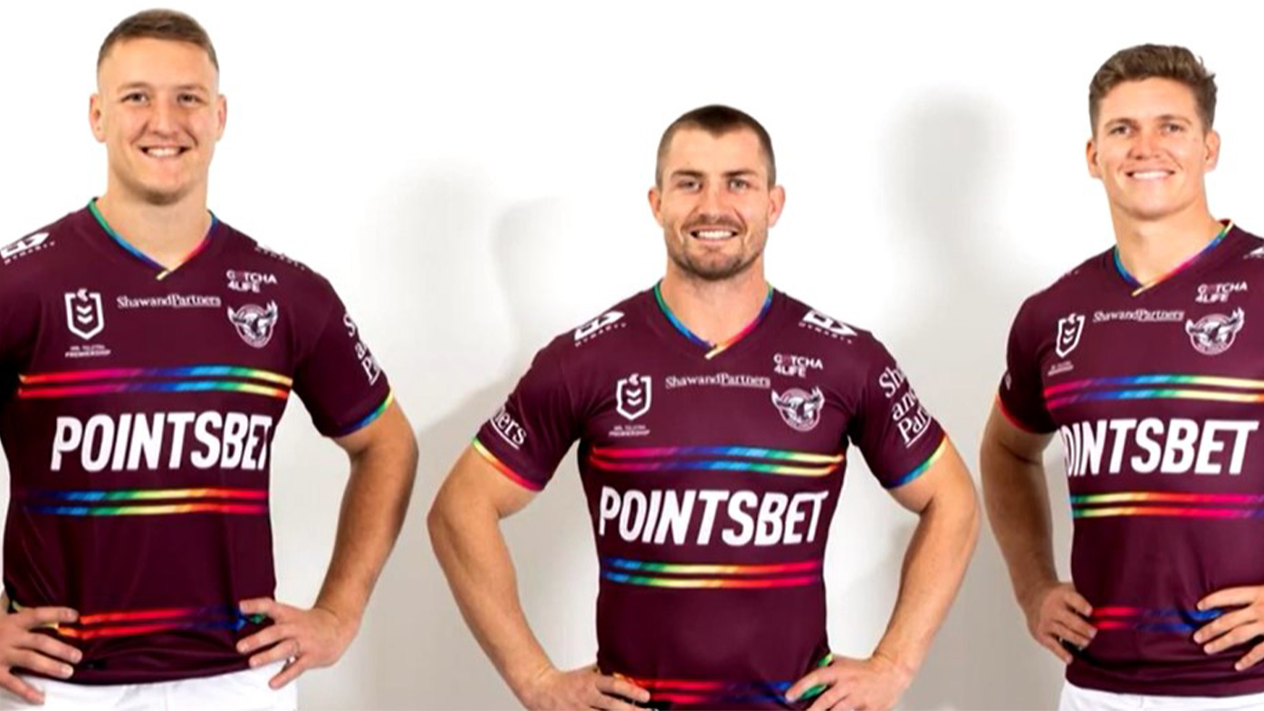 NRL 2022 news: Manly Sea Eagles pride jersey, seven players shut down  backflip report, pride round