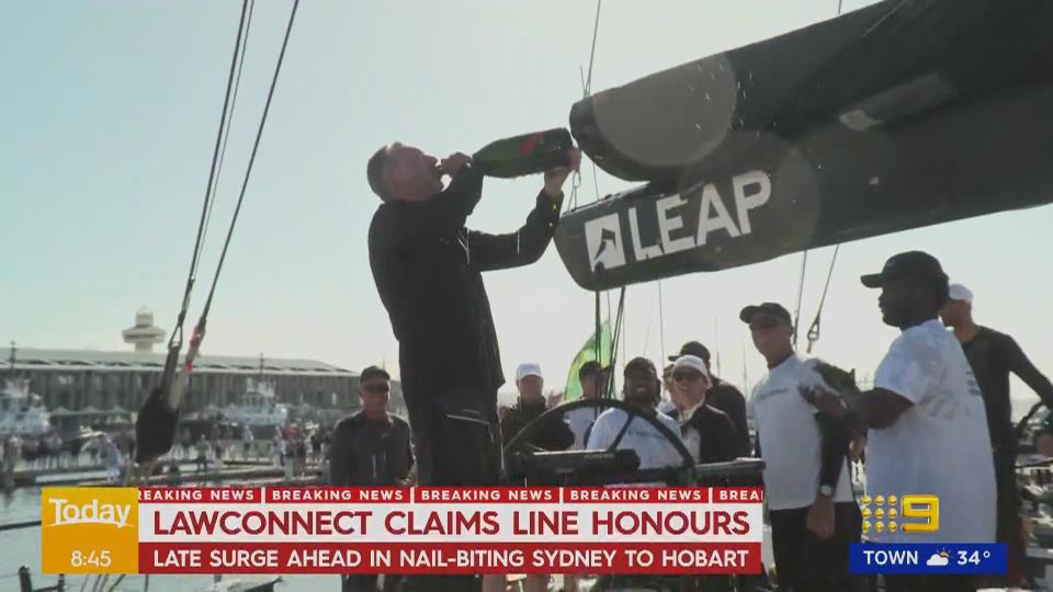 yacht line honours sydney to hobart