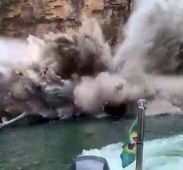 At least seven people were killed after a massive rock fell on top of several tourist boats in the Brazilian state of Minas Gerais on Saturday, CNN affiliate CNN Brasil reported.