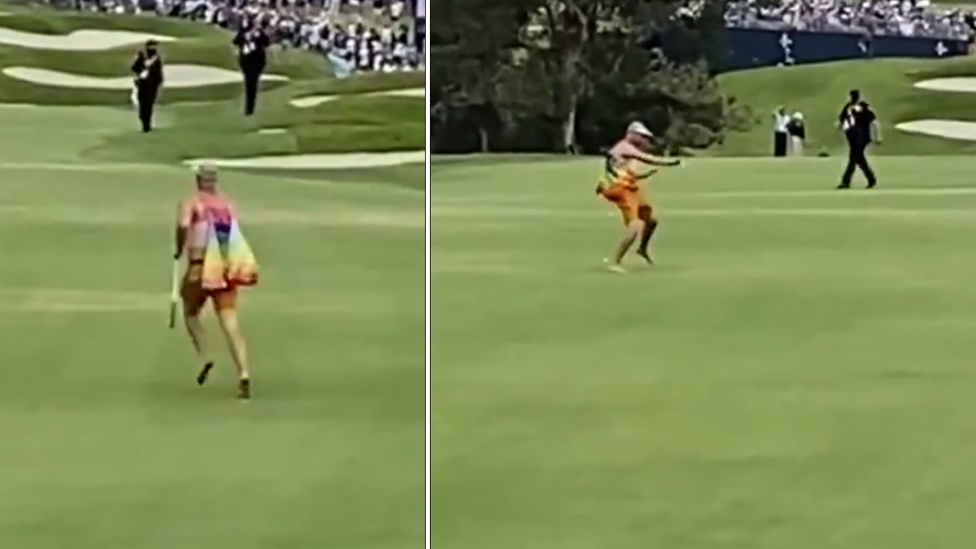 US Open golf Streaker lit up after crashing 13th hole at Torrey Pines