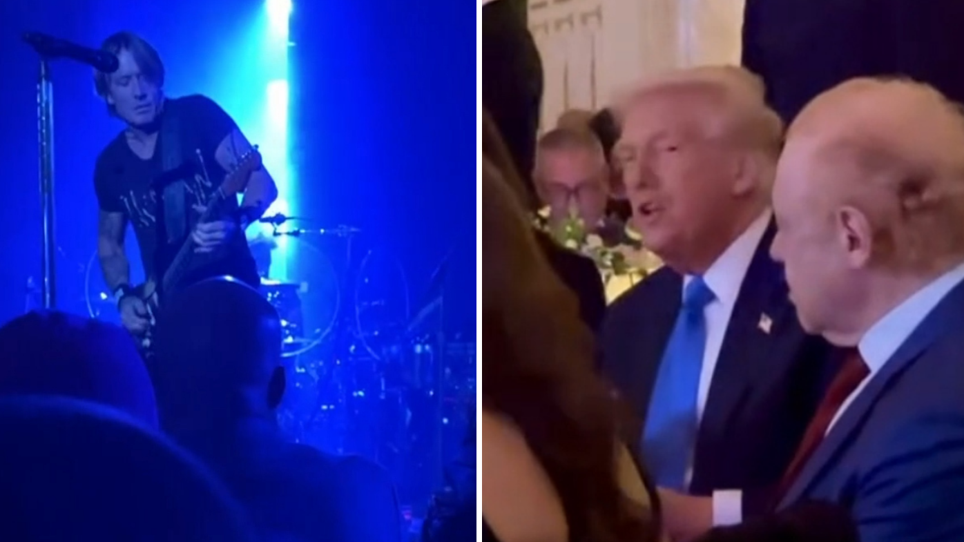 Keith Urban performs at Mar-a-Lago