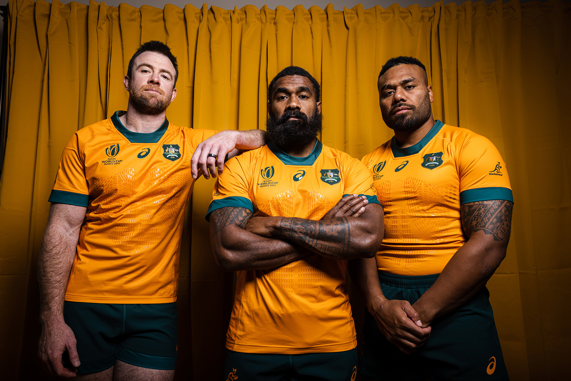 Wallabies reveal World Cup jersey remarkably similar to Socceroos' kit