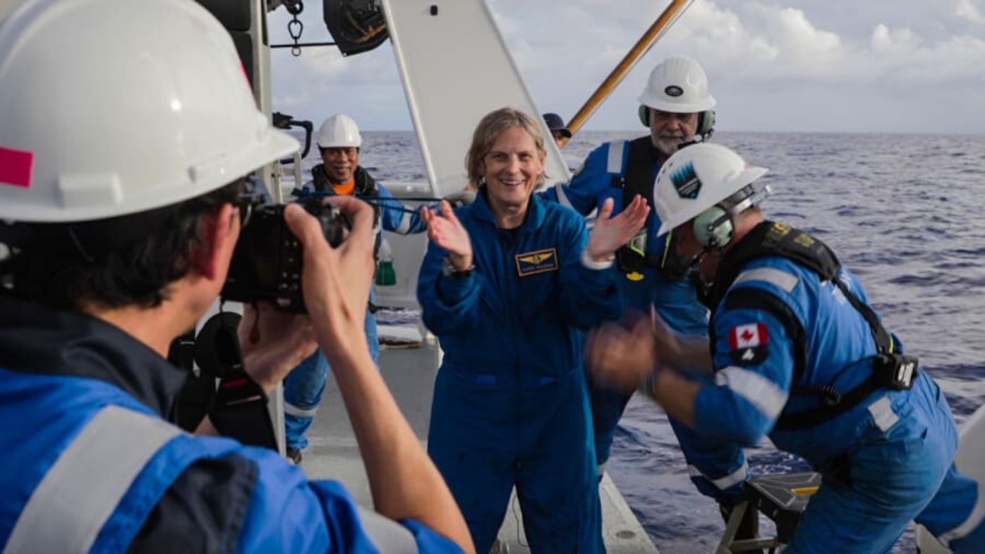 NASA Kathy Sullivan astronaut Mariana Trench deep dive exploration 200610