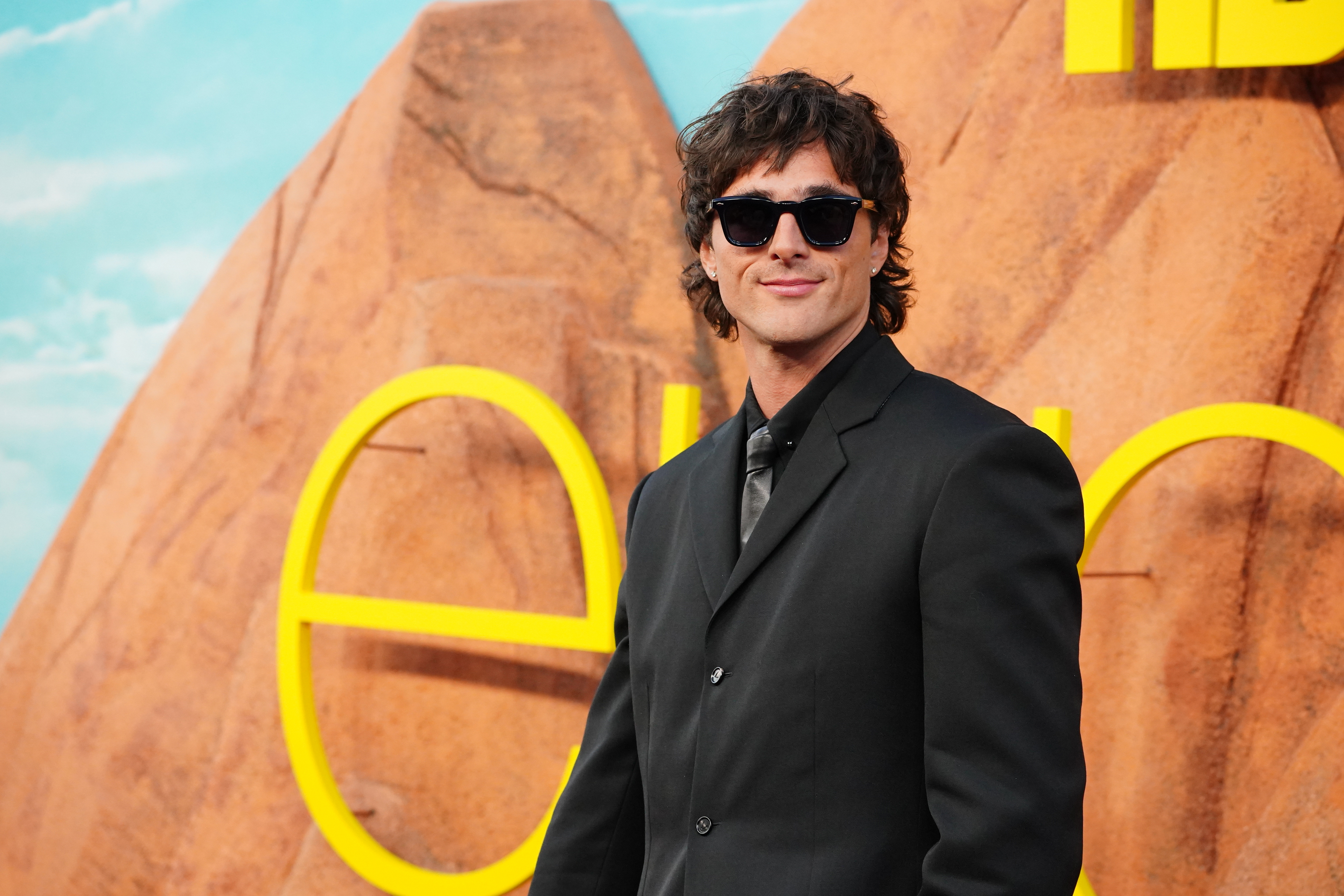 Jacob Elordi at the premiere of Euphoria season three on Tuesday, April 7, 2026, at the TCL Chinese Theatre in Los Angeles. 