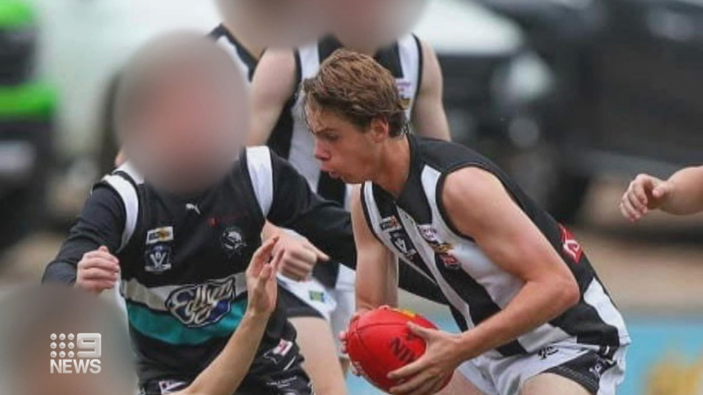 Dallas Keogh died after after an under-18s football game in Victoria.