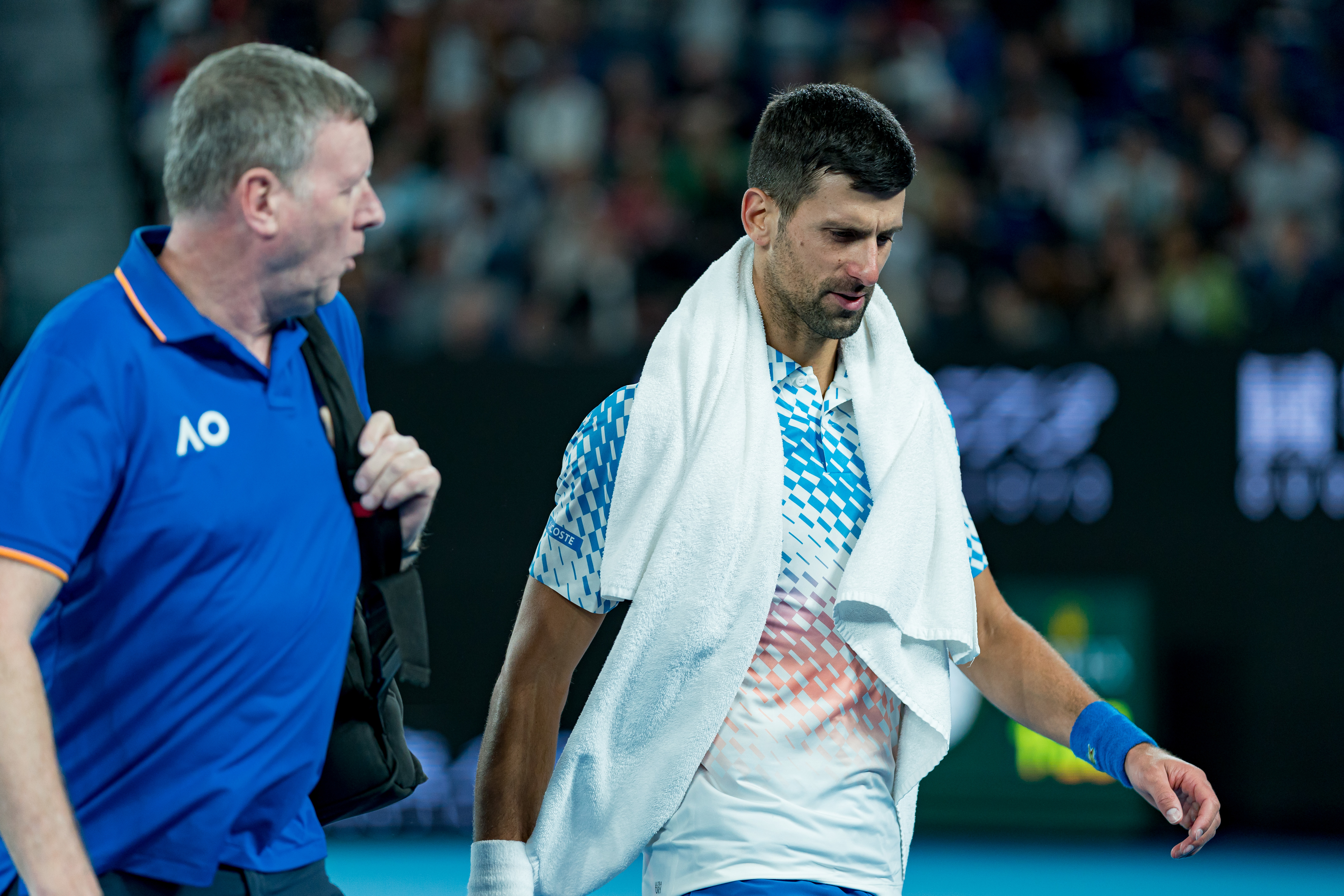 Australian Open 2023 Worried Djokovics concerning reveal after four-set win over French qualifier Enzo Couacaud