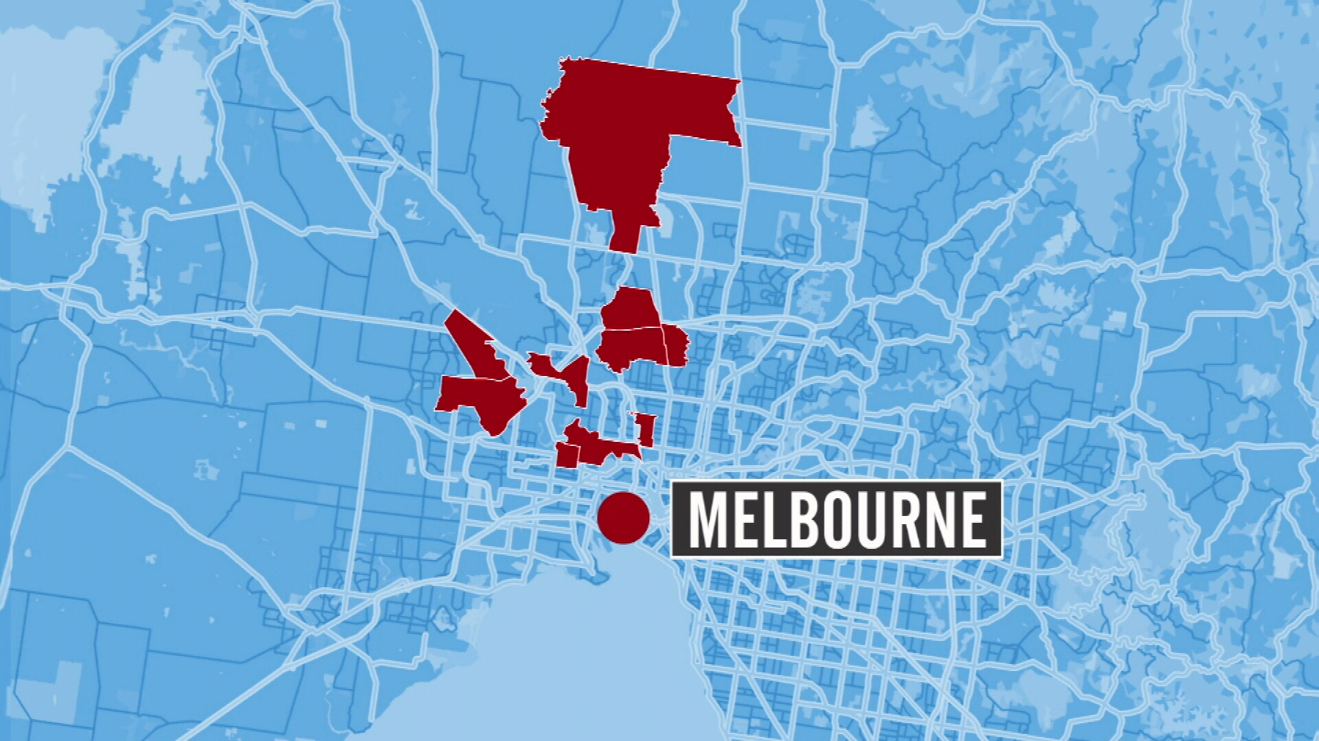 Melbourne hotspot map