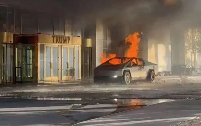 Un ganador de la Estrella de Bronce que hizo explotar un Tesla Cybertruck frente al Trump International Hotel en Las Vegas escribió sobre "agravios políticos"