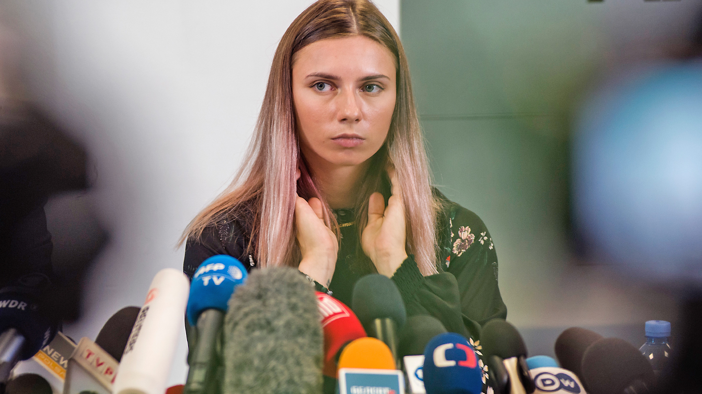 Krystsina Tsimanouskaya is a Belarusian sprinter who refused to fly back to her country out of fear for her safety 