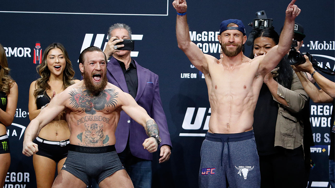 Ufc 246 Conor Mcgregor V Donald Cowboy Cerrone Weigh In Mma