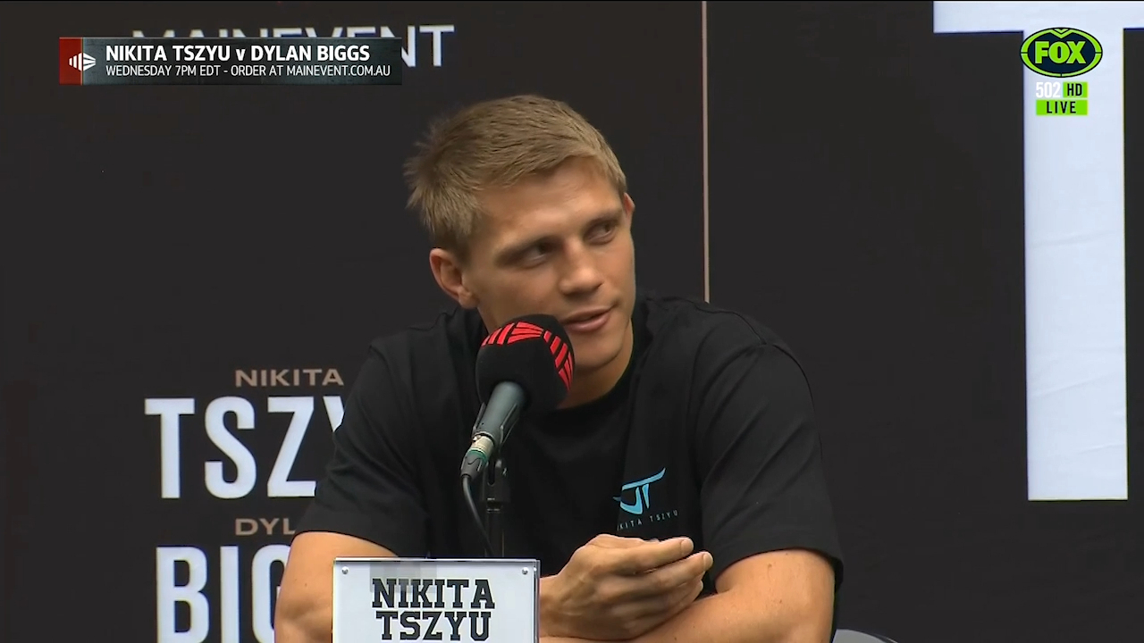 Nikita Tszyu will take on Dylan Biggs in Newcastle.