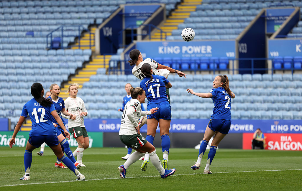 Sam Kerr's header was the historic goal. 