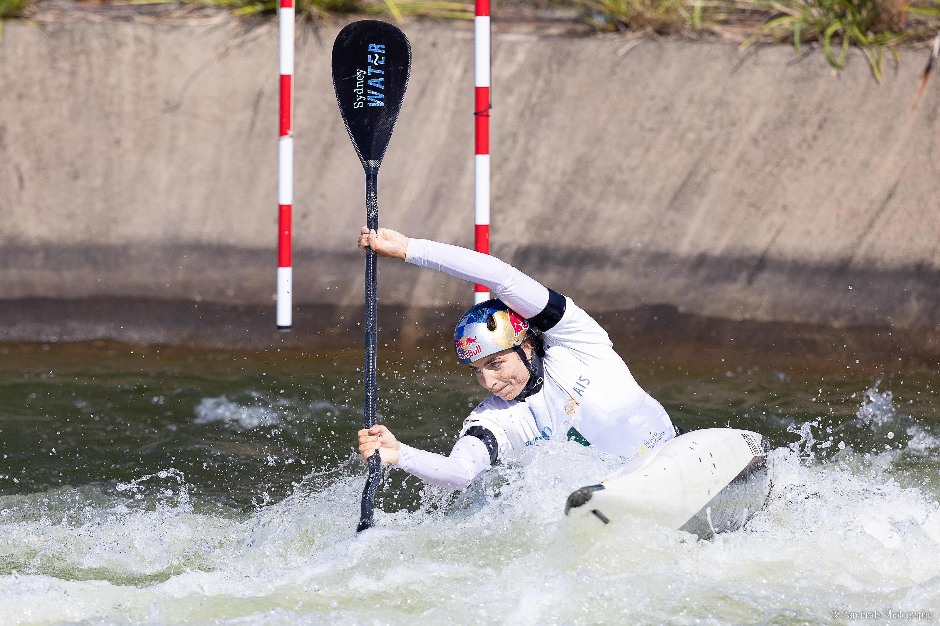 Jessica Fox contest the K1 event at the Australian Open.