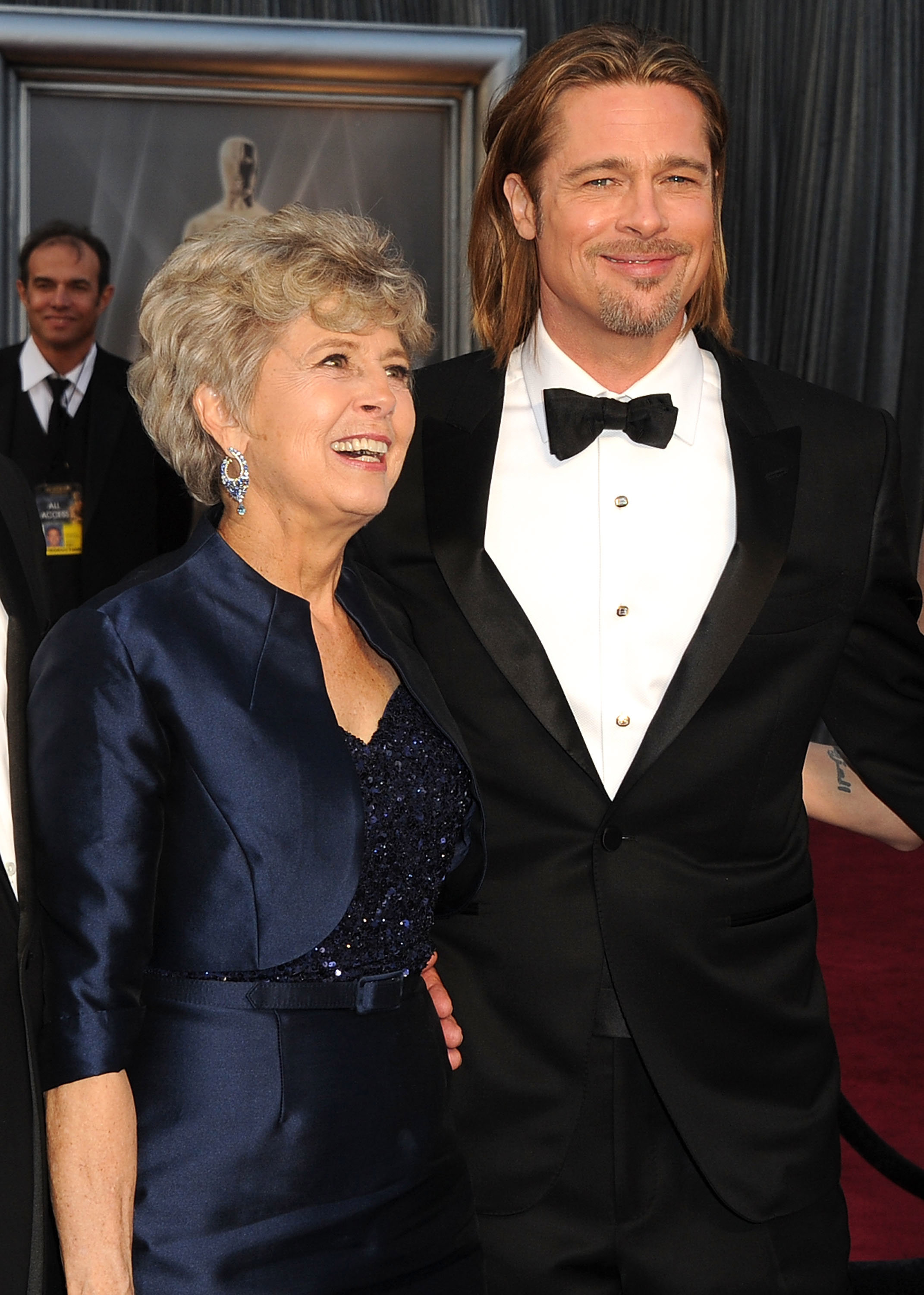 Brad Pitt and his mum, Jane Pitt Annual Academy Awards 2012