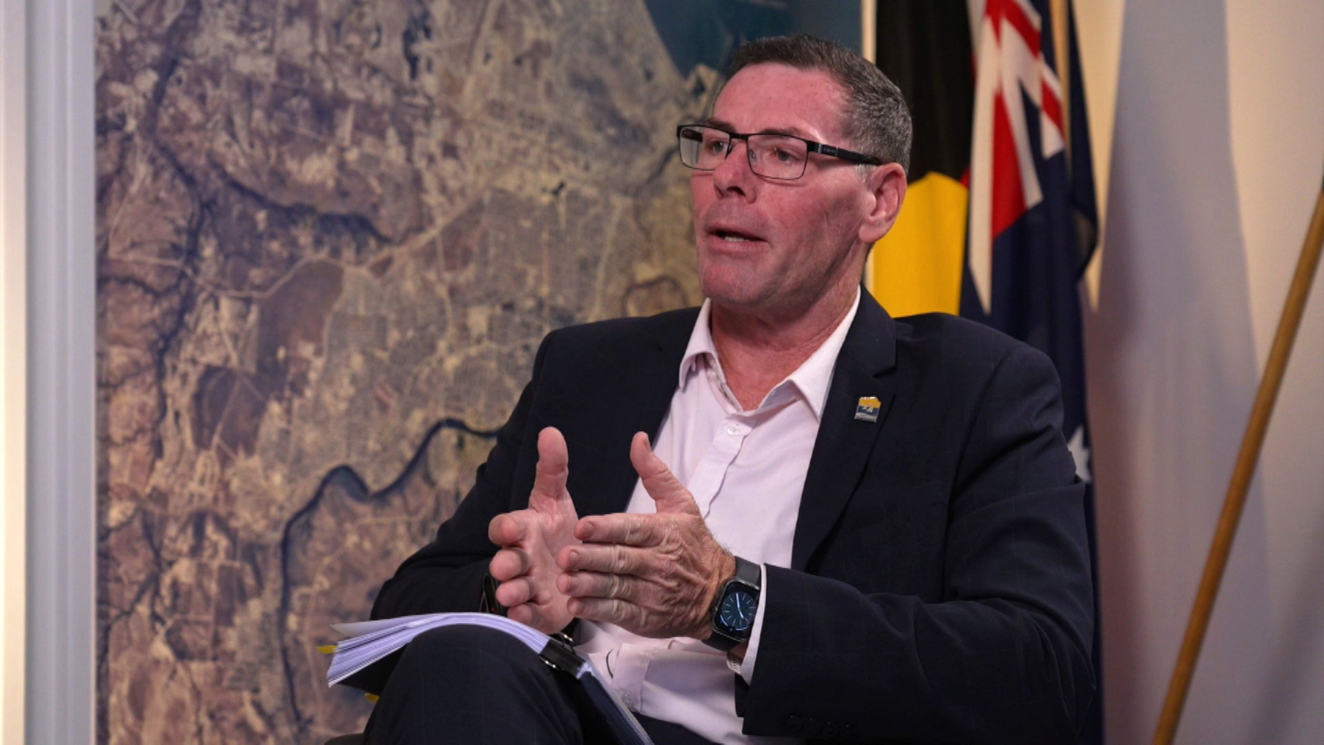 Townsville Mayor Troy Thompson speaks to A Current Affair.