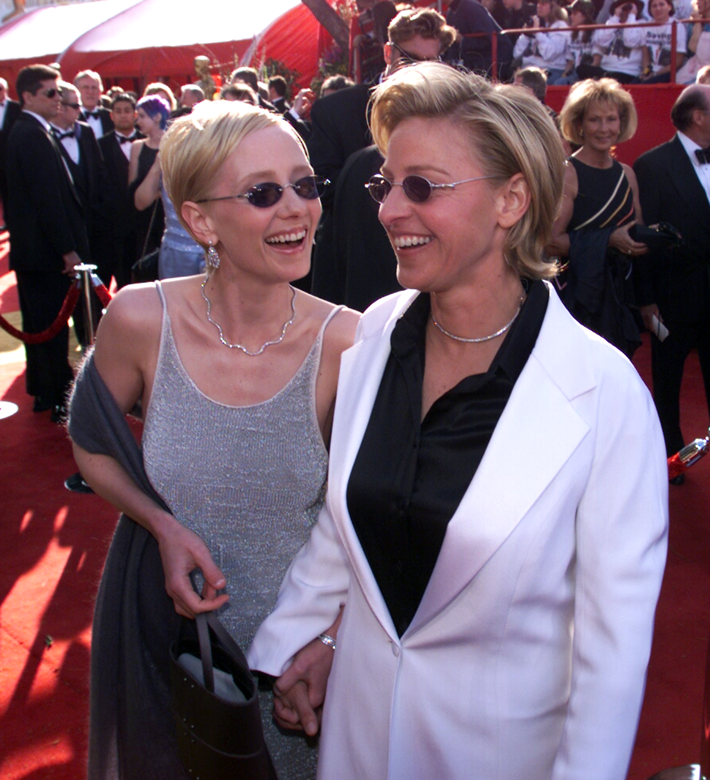 Ellen DeGeneres and Anne Heche