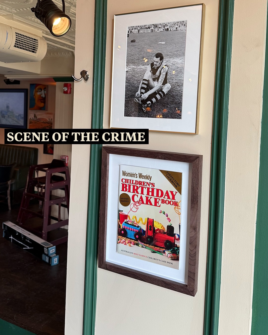 Andy Lee Old Mates Pub stolen Women's Weekly birthday cake cook book