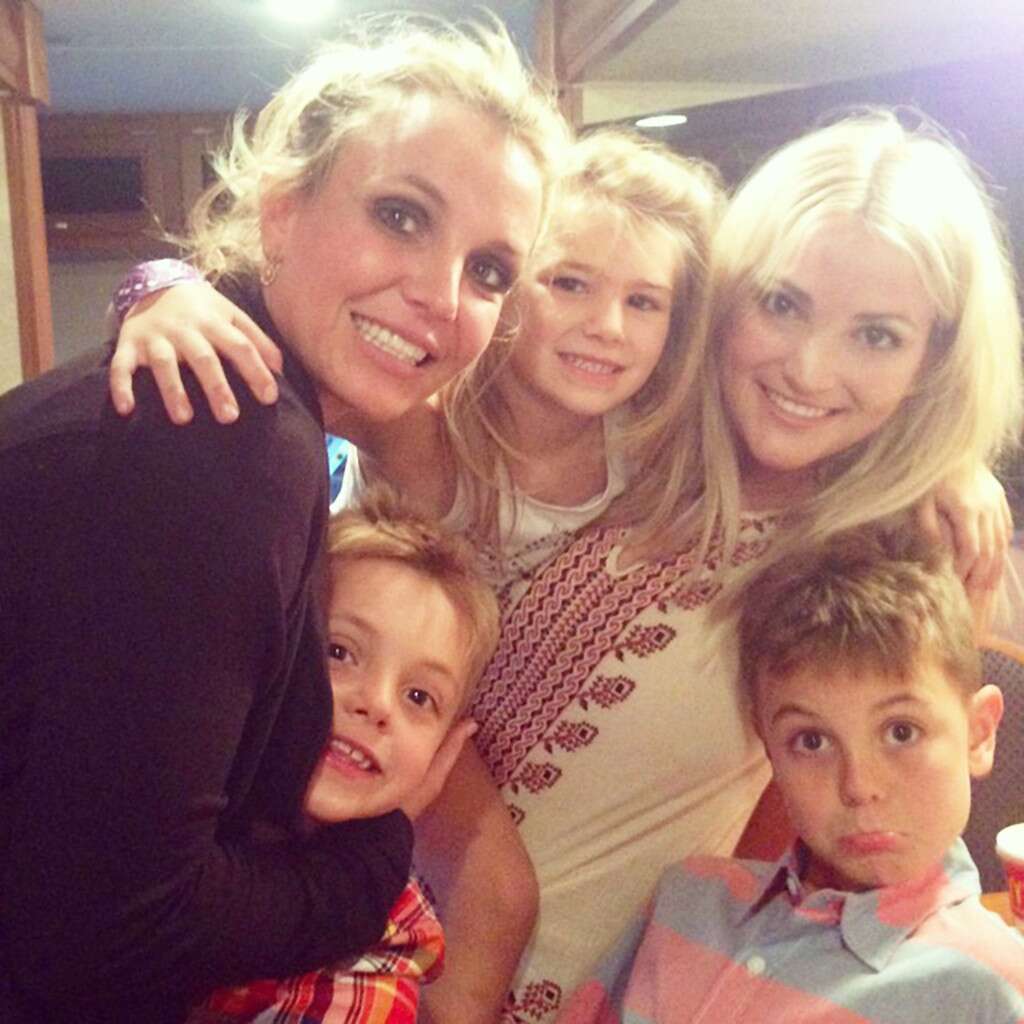 Britney Spears, Jamie Lynn Spears, selfie, family