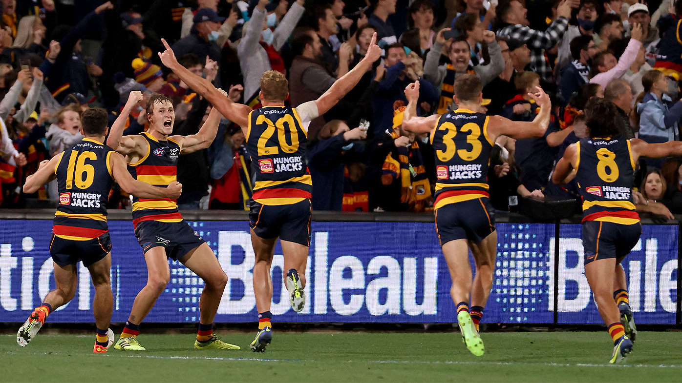 AFL: Jordan Dawson goal gives Adelaide Crows Showdown win over Port ...