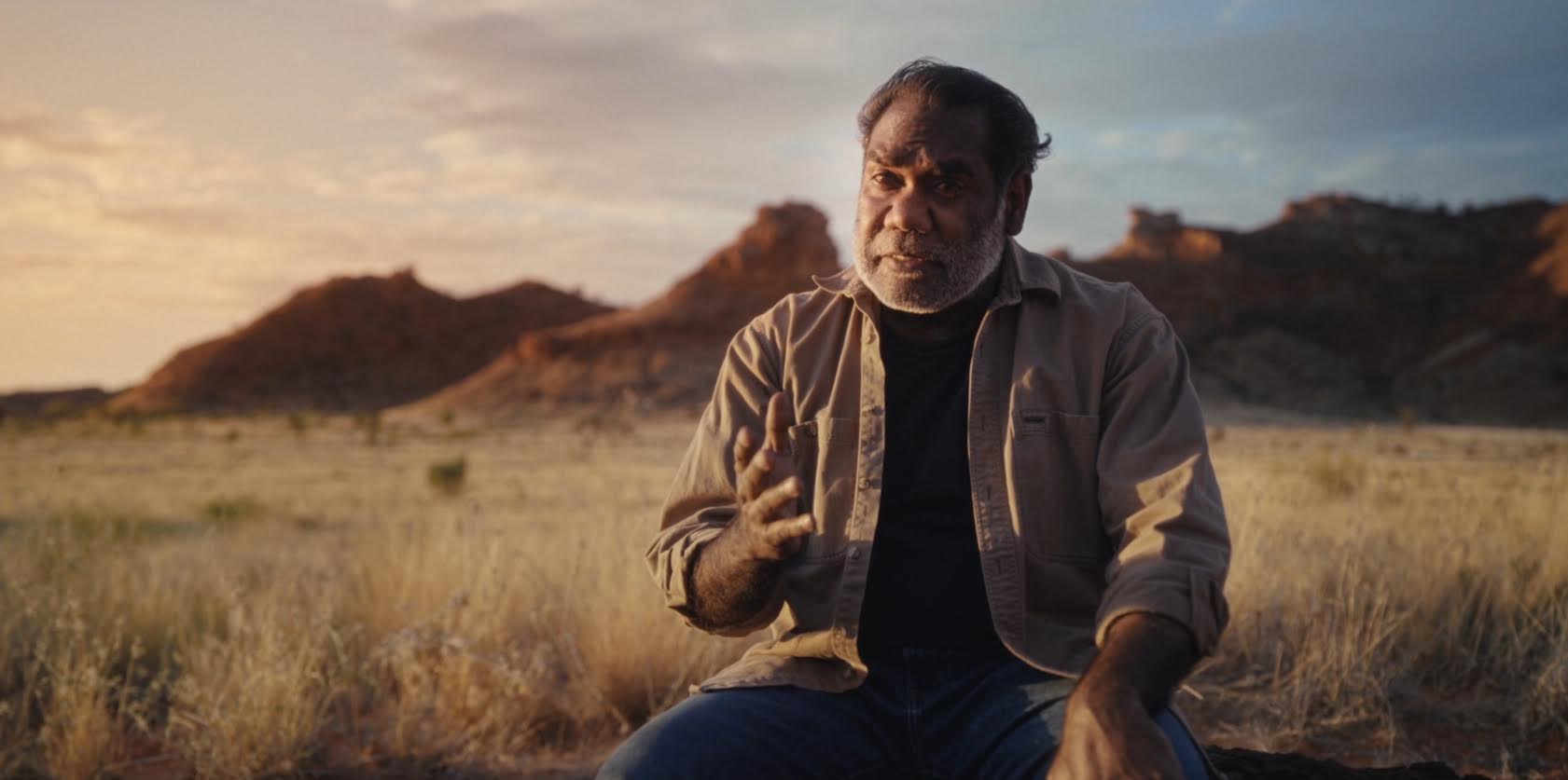 Pitjantjatjara and Nyungar man Trevor Jamieson is the narrator of the ad. 