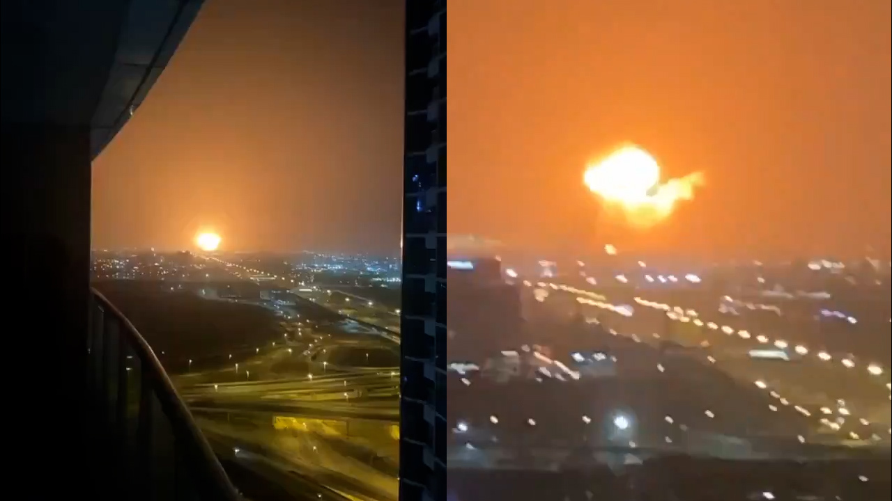 Jebel Ali port fire Dubai