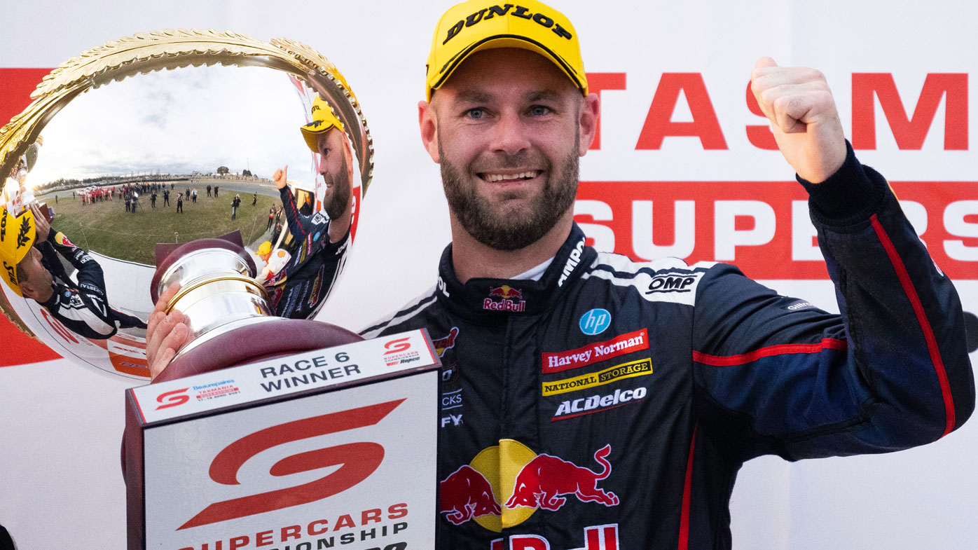 Shane Van Gisbergen claims the Tasmania SuperSprint. (Getty)