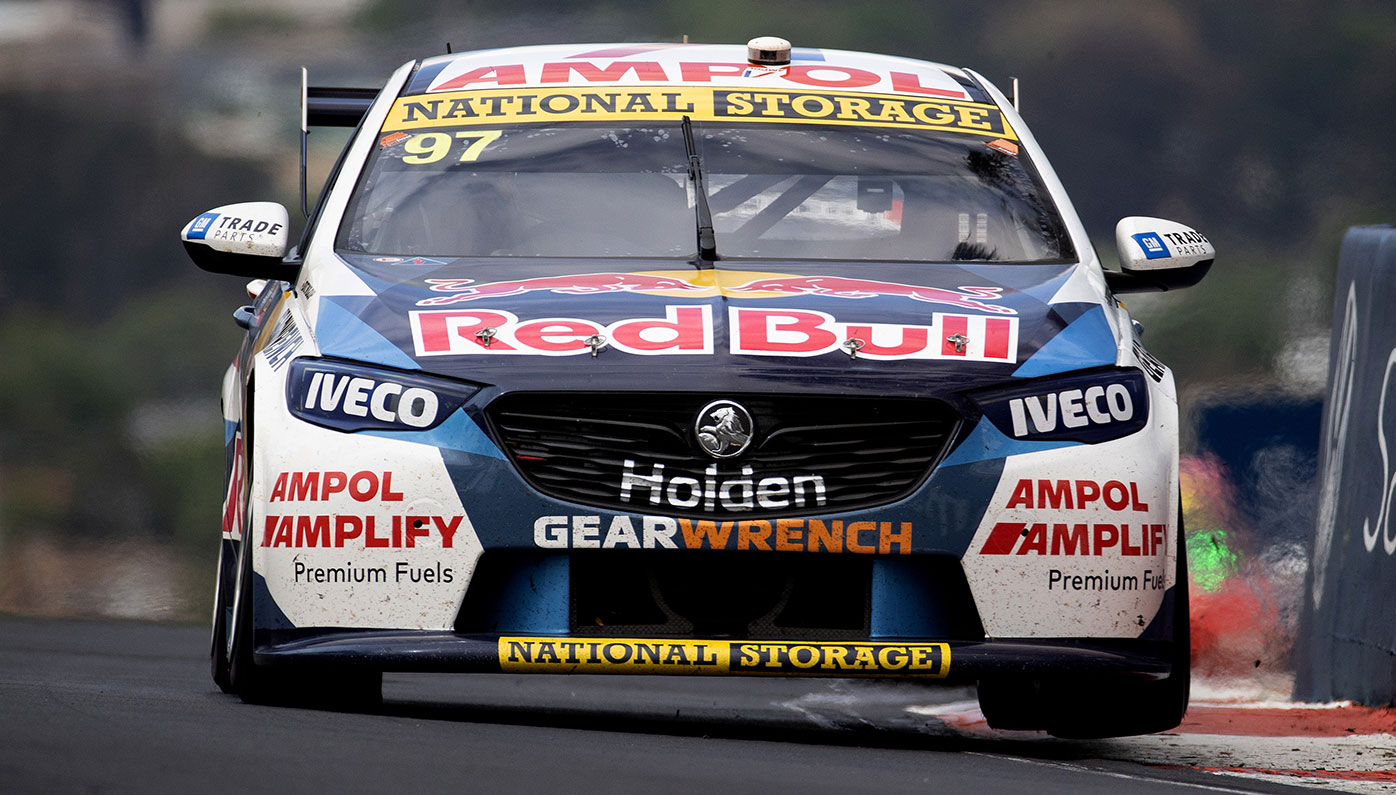 The Shane van Gisbergen/Garth Tander Commodore during the Bathurst 1000.