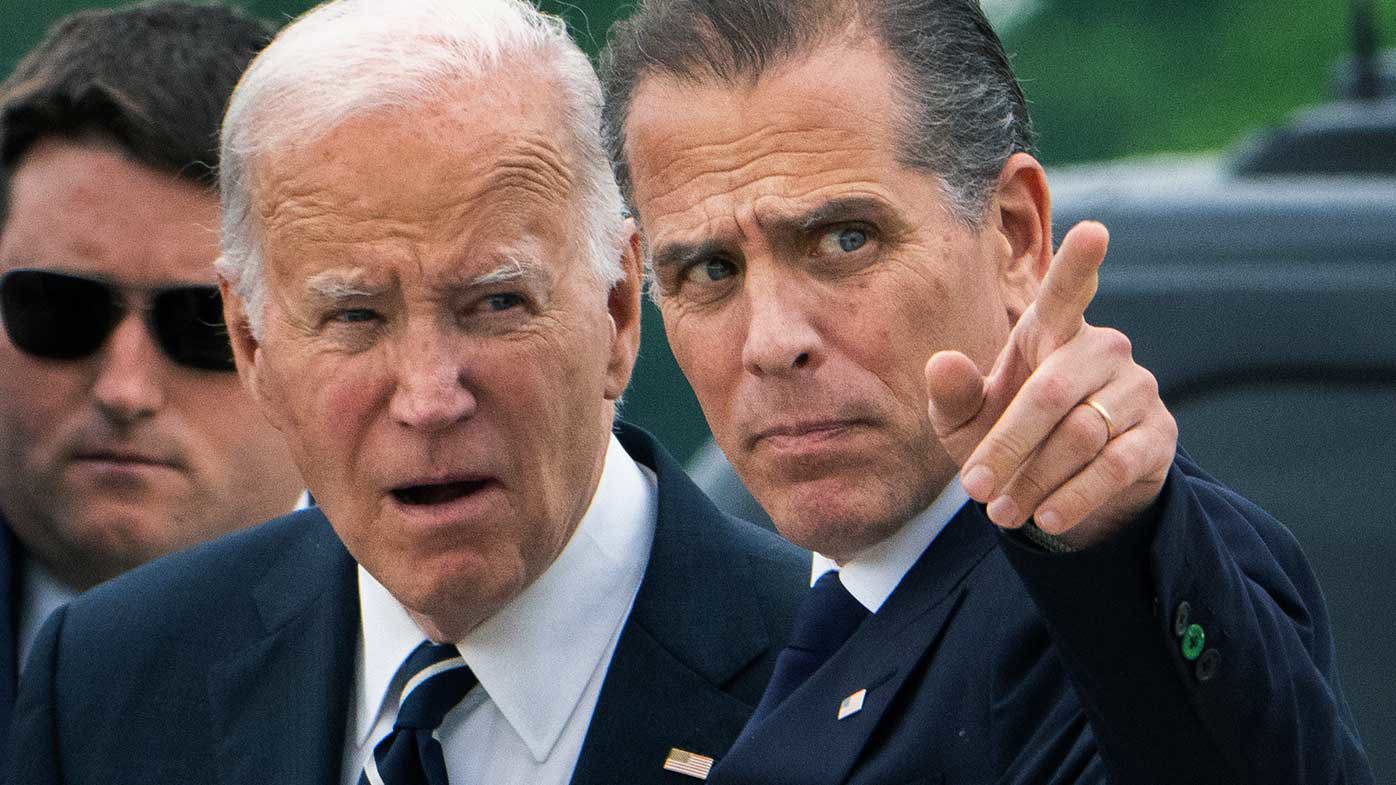 Joe Biden with his son Hunter.