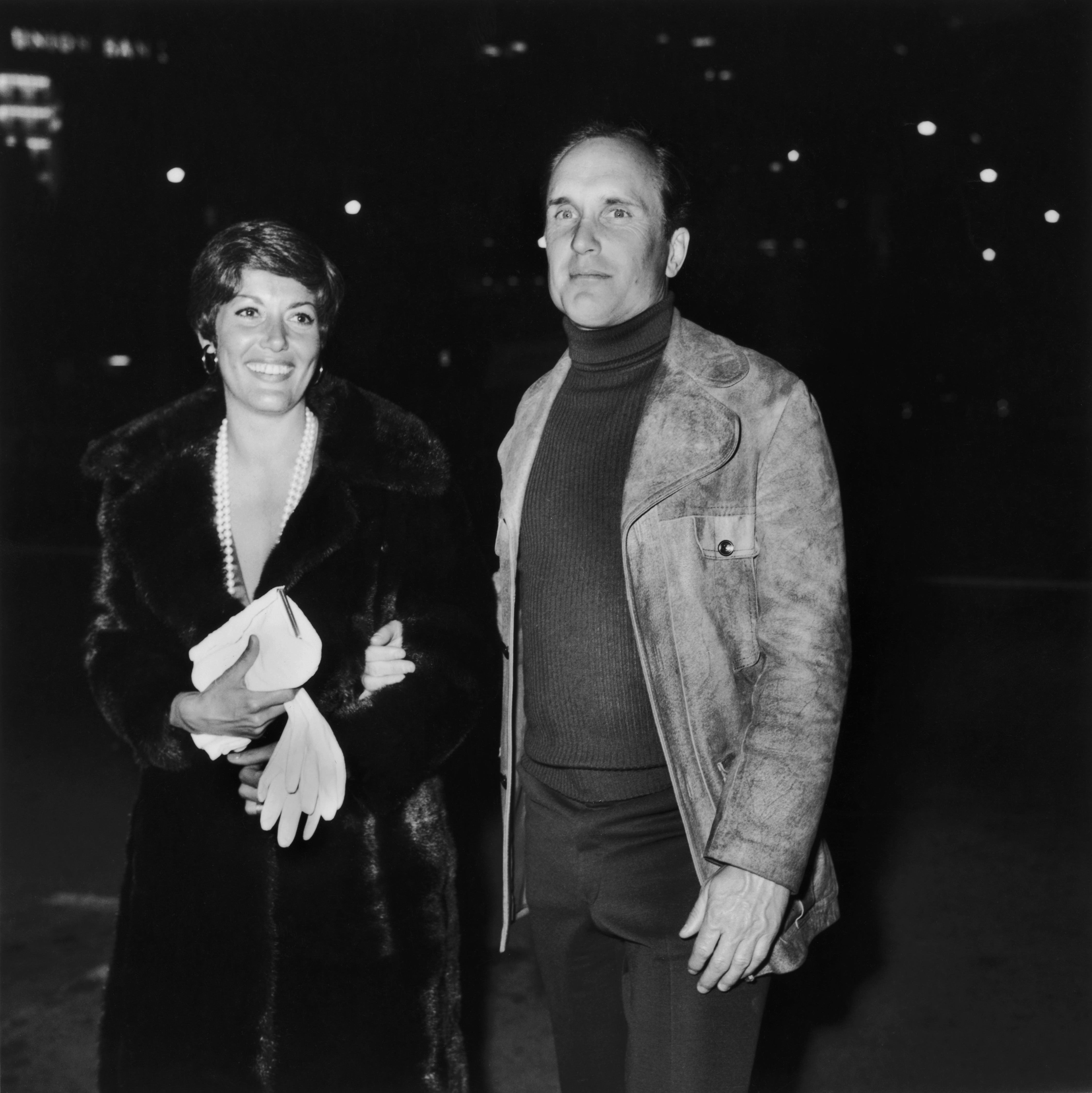 American actor Robert Duvall with his first wife Barbara Benjamin in 1973.