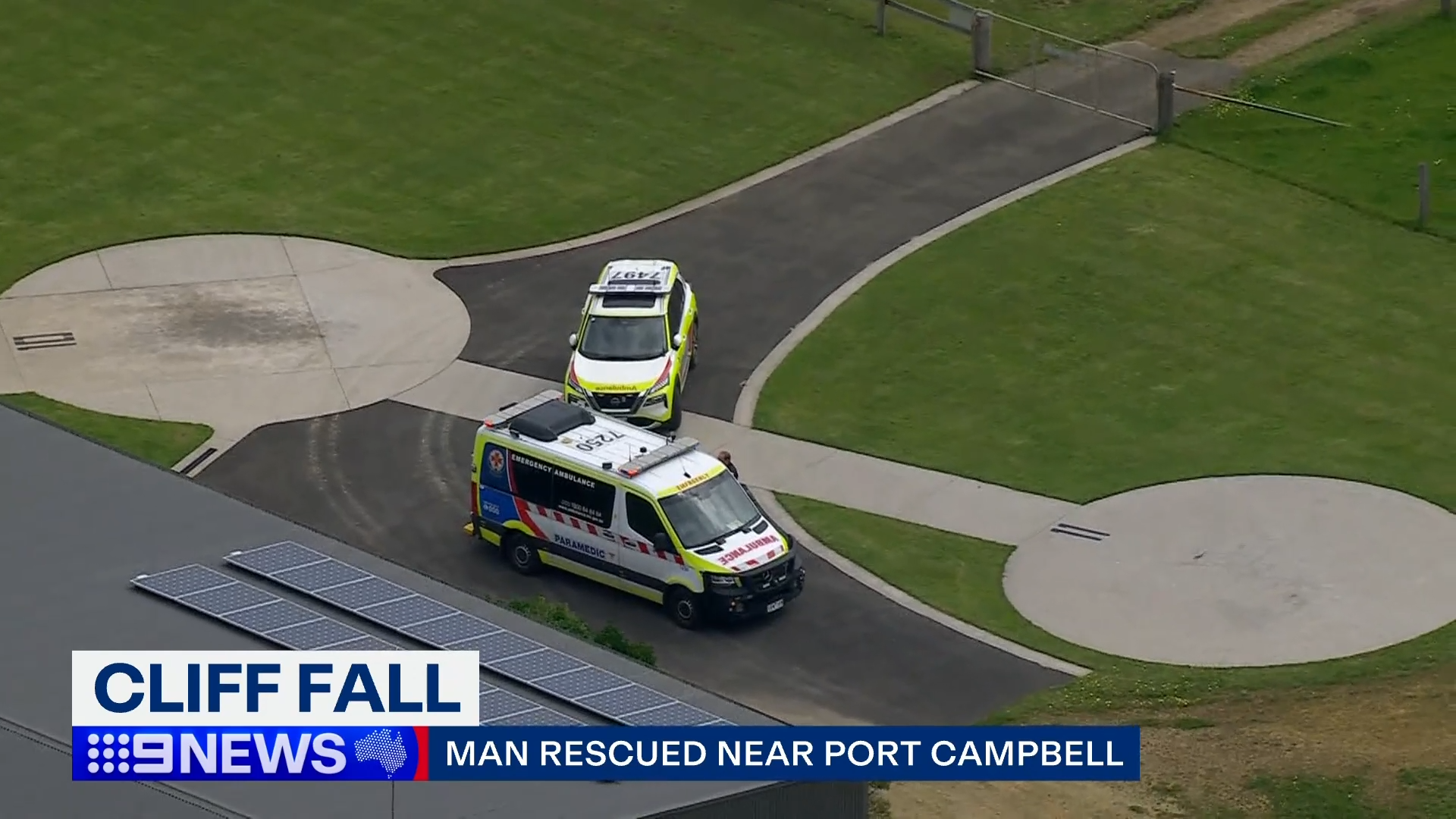 The man in his 20s was assessed and treated for non-life-threatening injuries.