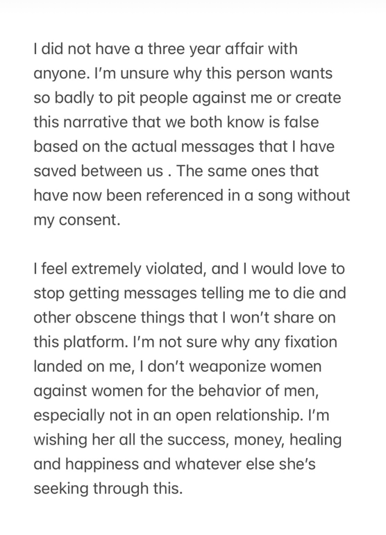 Natalie Tippett speaks out against Lily Allen album