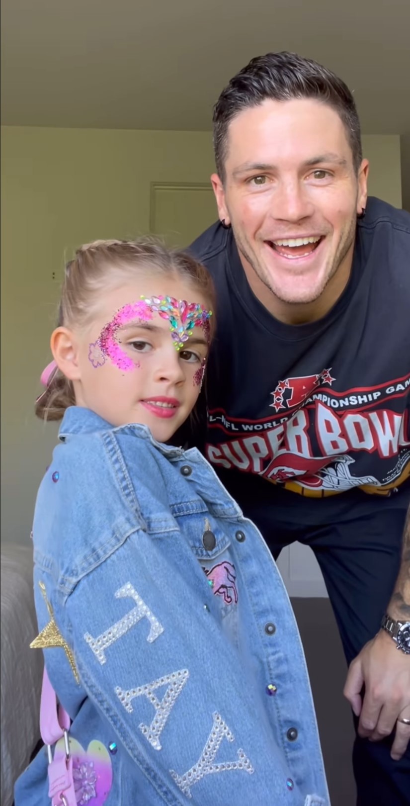 AFL player Jack crisp daughter Lilah Taylor Swift concert