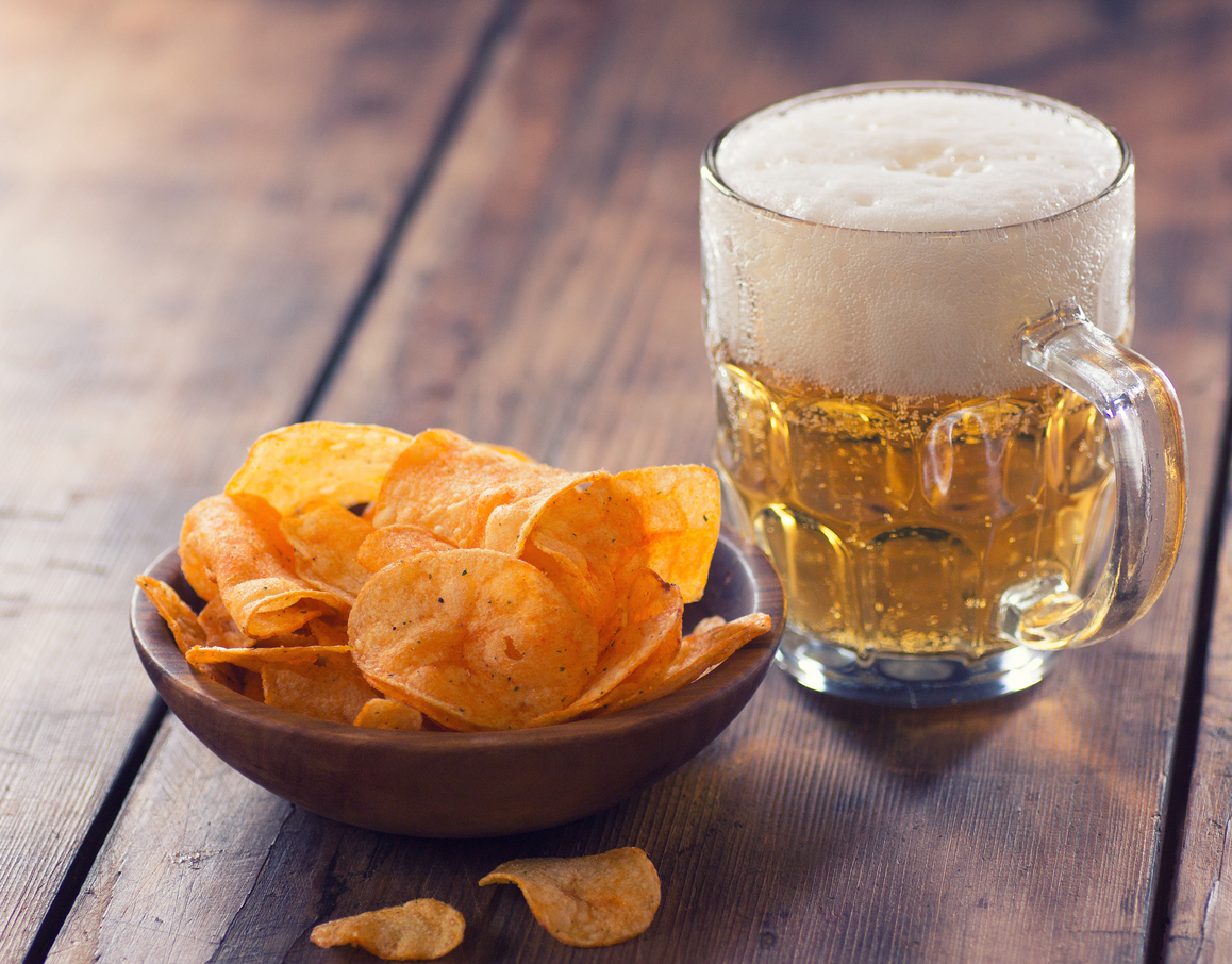 Potato Chips and a Beer