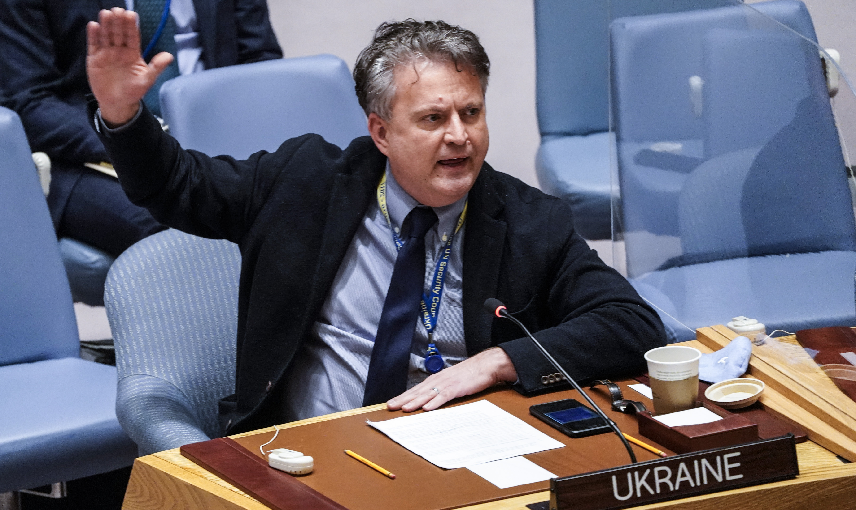 Ukrainian Ambassador to the United Nations Sergiy Kyslytsya says he will not dignify any of Russia's false claims with a response. 