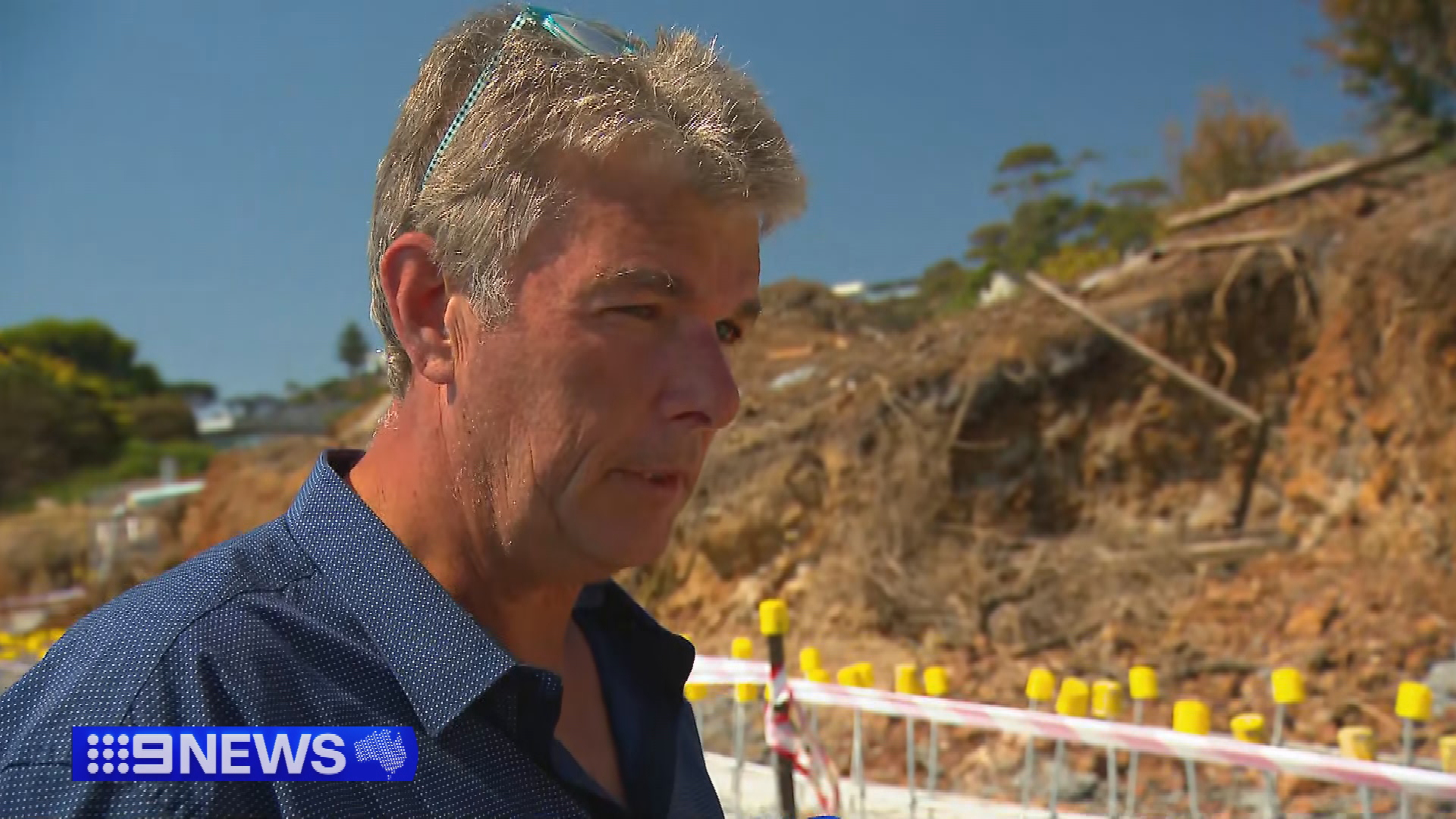 Neill claims he decided to go ahead with the construction because other properties along the foreshore also had unapproved retaining walls.