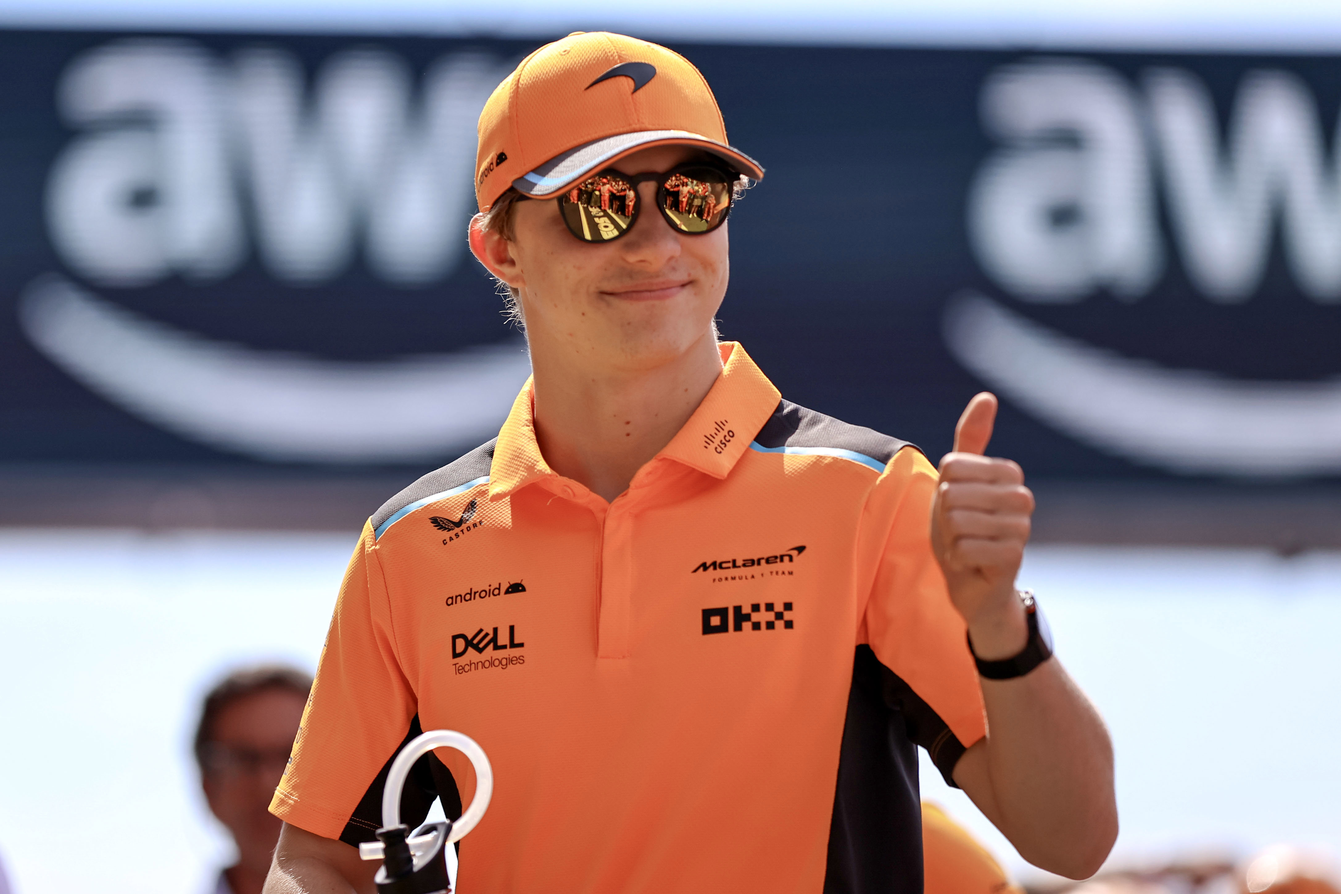 Oscar Piastri of Australia and McLaren F1 Team during the F1 Grand Prix of Italy at Autodromo di Monza on September 3, 2023 in Monza, Italy. (Photo by Qian Jun/MB Media/Getty Images)
